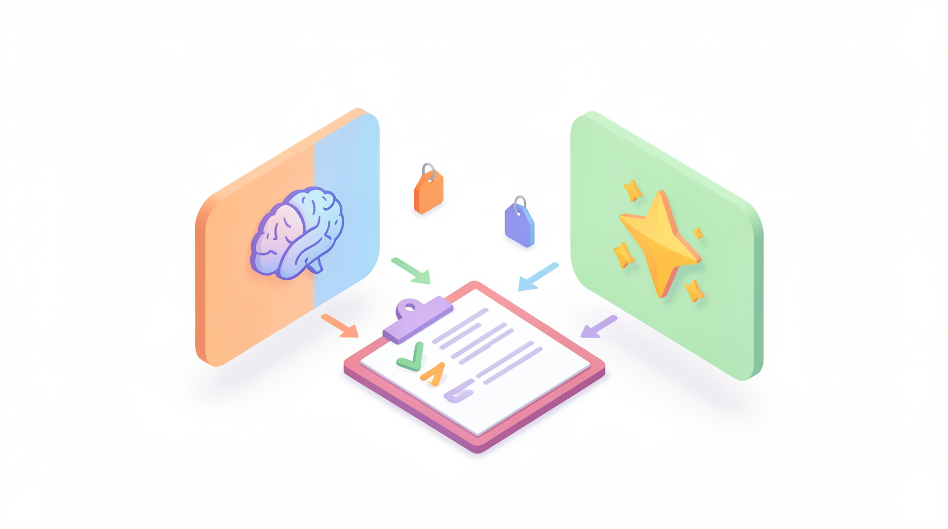 ChatGPT Plus vs Claude Pro — AI 유료 구독 비교 2026 — isometric-color illustration